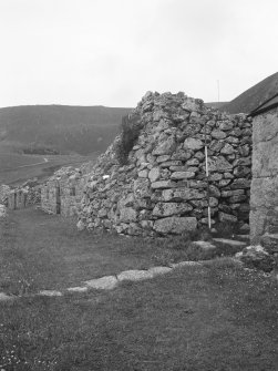 Blackhouse E, St Kilda Village.
View of South end. Id shot.