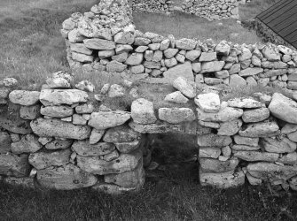 Blackhouse E.
View of interior of North building.