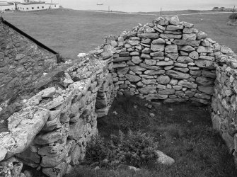 Blackhouse E.
View of interior of South building.