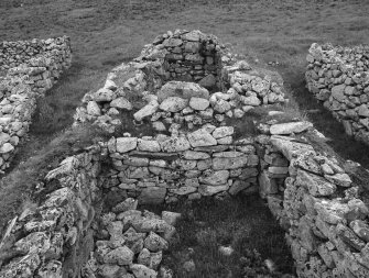 Blackhouse E.
View of interior of South building.