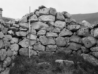 Blackhouse C.
View of North building interior.