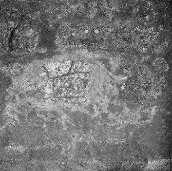 Front detail of Inverallan cross-incised slab.