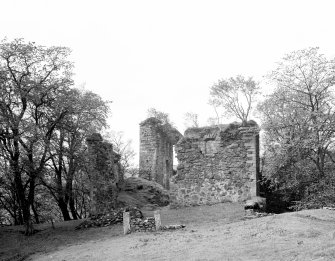 Glengarnock Castle. View from NE.