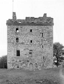 Law Castle. View from South.