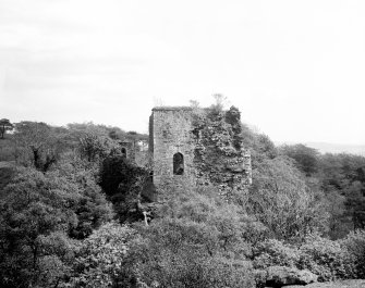 Glengarnock Castle. General view from W.