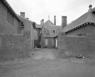 View of entrance to rear courtyard.