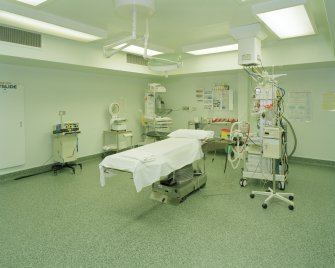 First floor, general view of Operating Theatre, Bellshill Maternity Hospital.