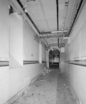 Interior. Main building. Basement Corridor