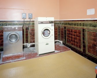 Interior. Main building. Bathroom, now Wash Room showing tiled walls