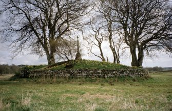 View of cairn from W