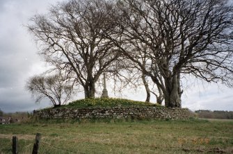 View of cairn from SSW