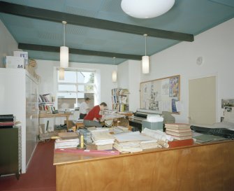 Interior.
View of drawing office from ESE.