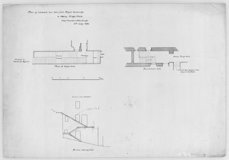 Photographic copy of Mary King's Close-Plan of Proposed Stair at top of Mary King's Close
u.s.   Dated "25 July 1870"