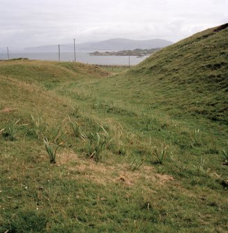 View of vallum, Iona.