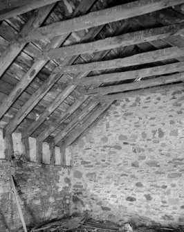 Grandtully, St Mary's Church. Roof of chamber at W end.