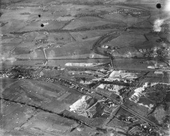 General view, Kenmuir, Old Monkland, Lanarkshire, Scotland, 1937. Oblique aerial image, taken facing south east.