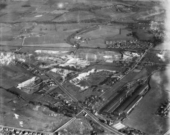 General view, Kenmuir, Old Monkland, Lanarkshire, Scotland, 1937. Oblique aerial image, taken facing south east.