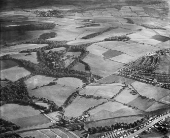 General view, Bankhead, Cathcart, Lanarkshire, Scotland, 1937. Oblique aerial photograph, taken facing south. 