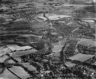 General view, Linn Park, Cathcart, Lanarkshire, Scotland, 1937.  Oblique aerial photograph, taken facing south-west.