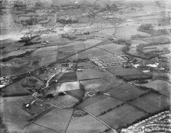 General view, Priesthill, Paisley, Renfrewshire, Scotland, 1937. Oblique aerial photograph, taken facing south-west. 