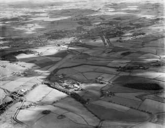 General view, Harelaw, Paisley, Renfrewshire, Scotland, 1937. Oblique aerial photograph, taken facing south. 