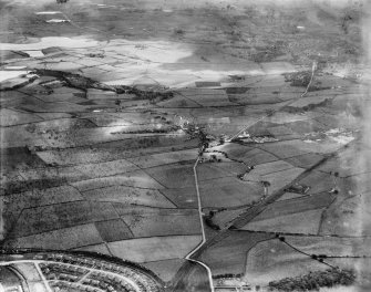 General view, Brock Burn, Paisley, Renfrewshire, Scotland, 1937.  Oblique aerial photograph, taken facing south-west. 