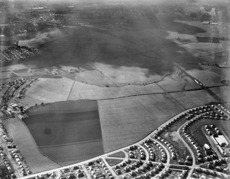 General view, Hillington, Paisley, Renfrewshire, Scotland, 1937. Oblique aerial photograph, taken facing west.