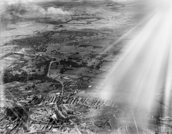 General view, Cawder Cuilt, Cadder, Lanarkshire, Scotland, 1937. Oblique aerial image, taken facing north.