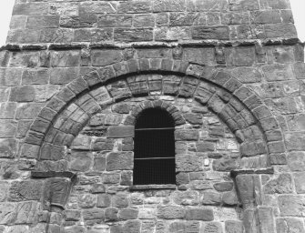 St Rule's Tower. Detail of window.