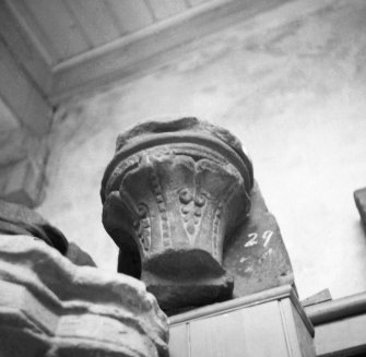 Detail of 13th Century capital.