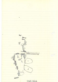 Sketch plan (extract from manuscript)