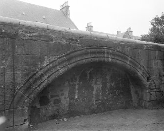 Ayr citadel. Entrance arch in lane off Citadel Place.