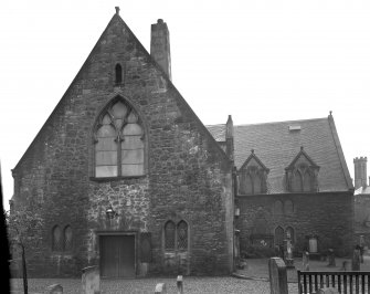 Ayr Old Parish Church. View from North.