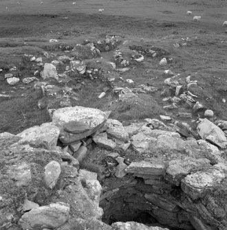 View of Kintradwell broch.