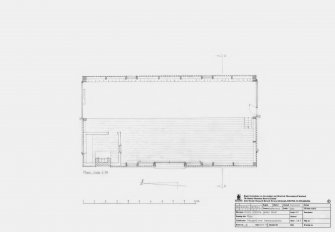 Brora Station Goods Shed: Plan