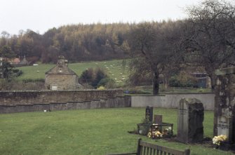 General view of Kemback Old Parish Churchyard.

