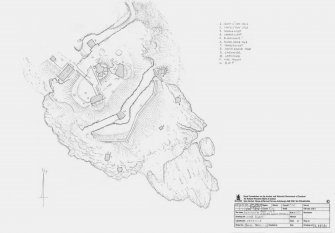 Site plan of Fort No.3 and A Group battery.