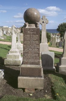View of obelisk memorial to Daniel Wilson and family0, St Andrew's Cathedral  Eastern cemetery.