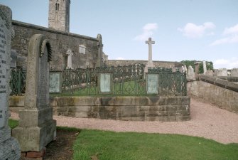 General view of St Andrew's Cathedral  Eastern cemetery.