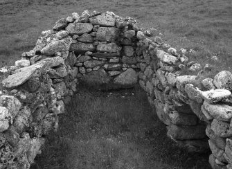 Blackhouse E.
View of interior of North building.