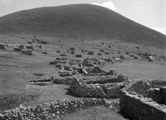 Village, Houses 12,13,14,15,16.
View of houses from rear, West.