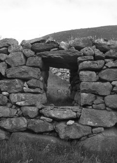 Blackhouse C.
View of South building interior.