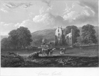 General view of Comrie Castle.
