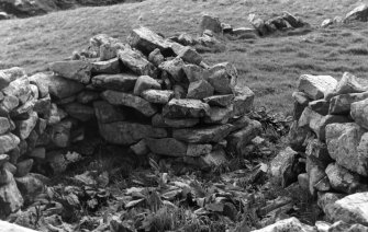 A general view of a structure on St Kilda.