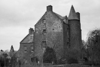 Fowlis Castle. General view from South-West.