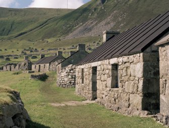 St Kilda Village. General view of the street with House 4, the museum, in the foreground.