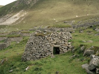 St Kilda, Village Bay. Cleit 32 from east.