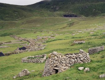 St Kilda, Village Bay. Cleit 32 from north east.