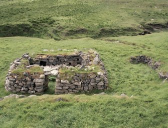 St Kilda, Village Bay. Blackhouse V, view from east.