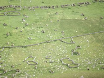 St Kilda, enclosures and cleitean to the west of Tobar Childa.